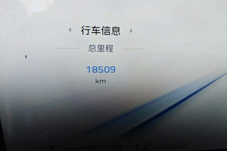 Used Hongqi H5 2024 2.0T Automatic Smart Connect Flagship Edition Odometer Close Up