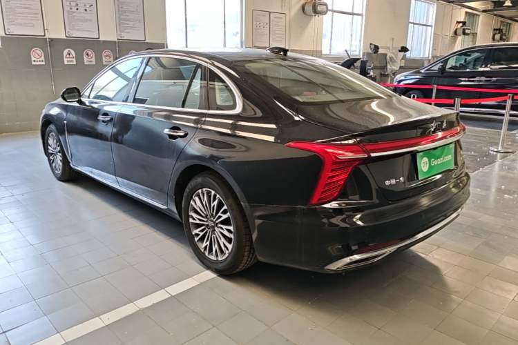 Used Hongqi H5 2024 1.5T DCT Smart Connect Flagship Edition Rear Left 45 Deg