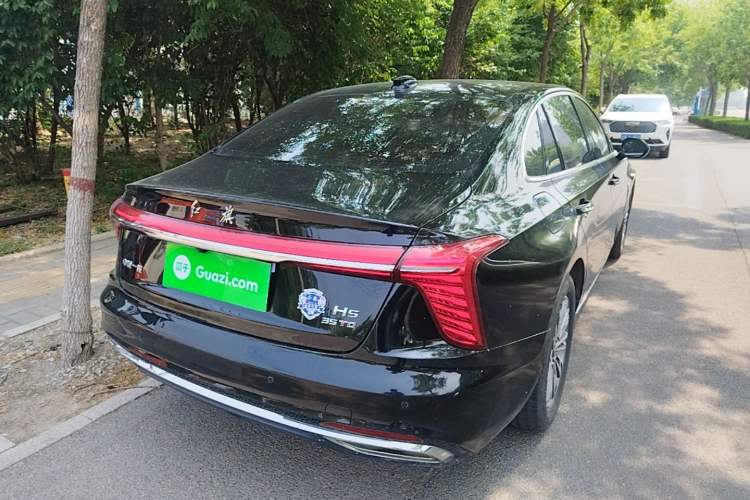 Used Hongqi H5 2024 1.5T DCT Smart Connect Flagship Edition Rear Right 45 Deg