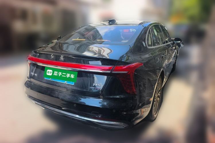 Used Hongqi H5 2024 2.0T Automatic Smart Connect Flagship Edition Rear Right 45 Deg