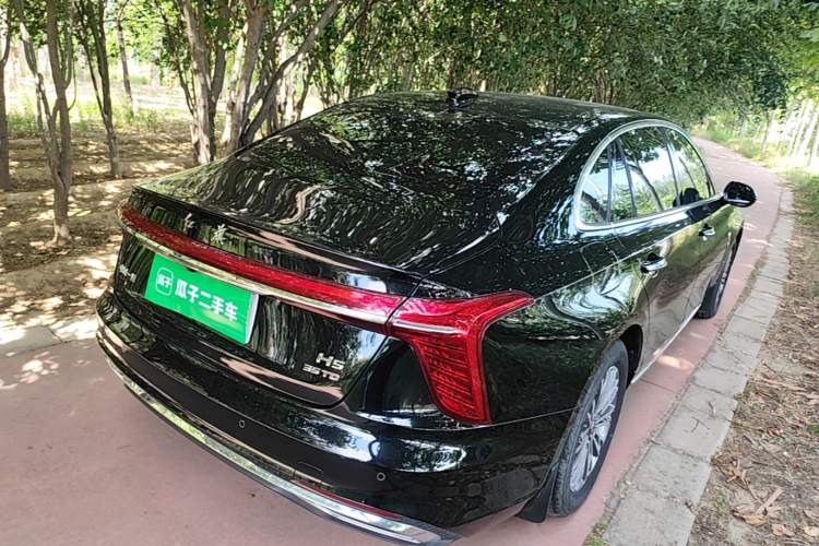 Used Hongqi H5 2024 1.5T DCT Smart Connect Flagship Edition Rear Right 45 Deg