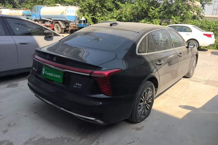 Used Hongqi H5 2024 1.5T DCT Smart Connect Flagship Edition Rear Right 45 Deg
