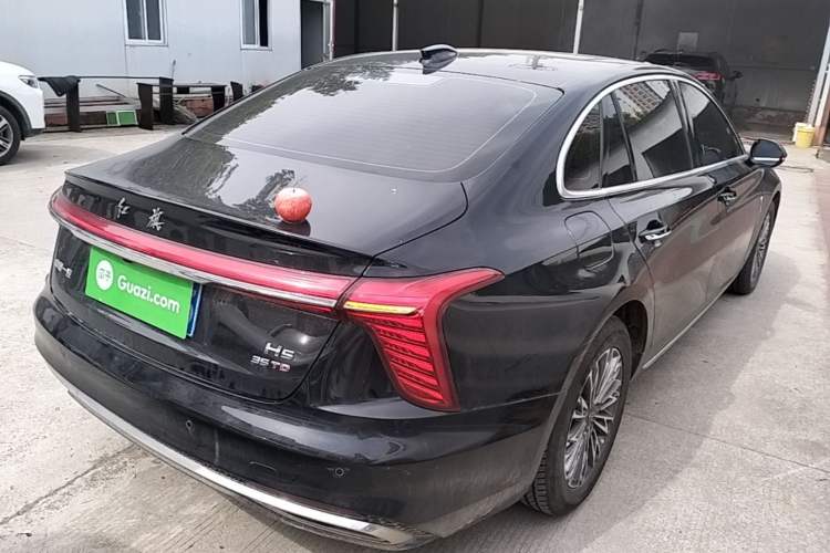 Used Hongqi H5 2024 1.5T DCT Smart Connect Flagship Edition Rear Right 45 Deg