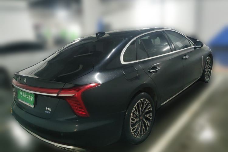 Used Hongqi H5 2024 1.5T HEV Smart Connect Flagship Edition Rear Right 45 Deg