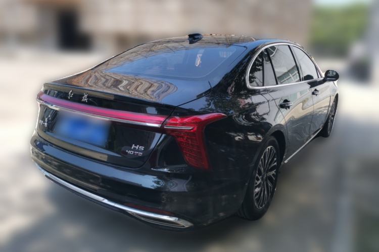 Used Hongqi H5 2024 2.0T Automatic Smart Connect Flagship Edition Rear Right 45 Deg