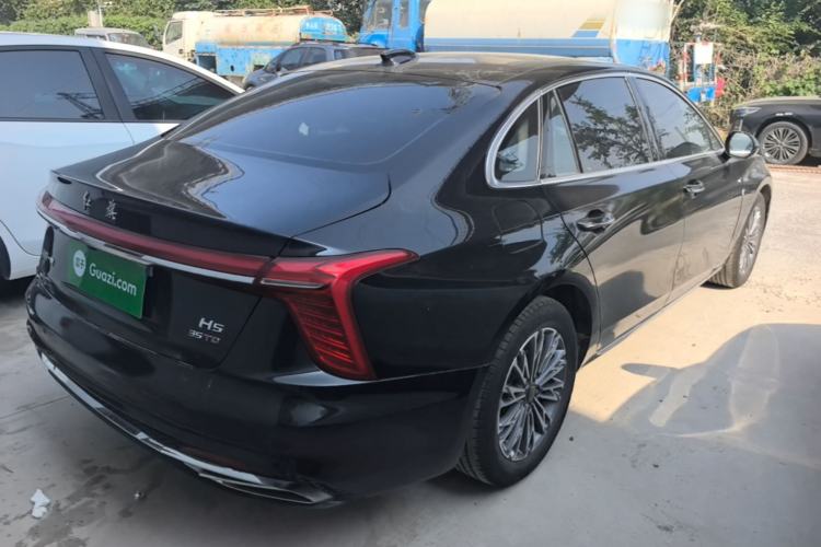 Used Hongqi H5 2024 1.5T DCT Smart Connect Flagship Edition Rear Right 45 Deg