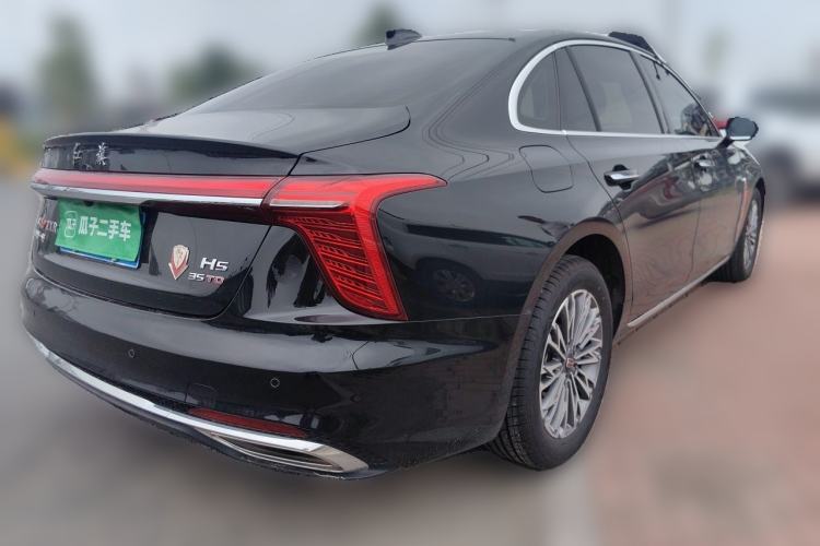 Used Hongqi H5 2024 1.5T DCT Smart Connect Flagship Edition Rear Right 45 Deg
