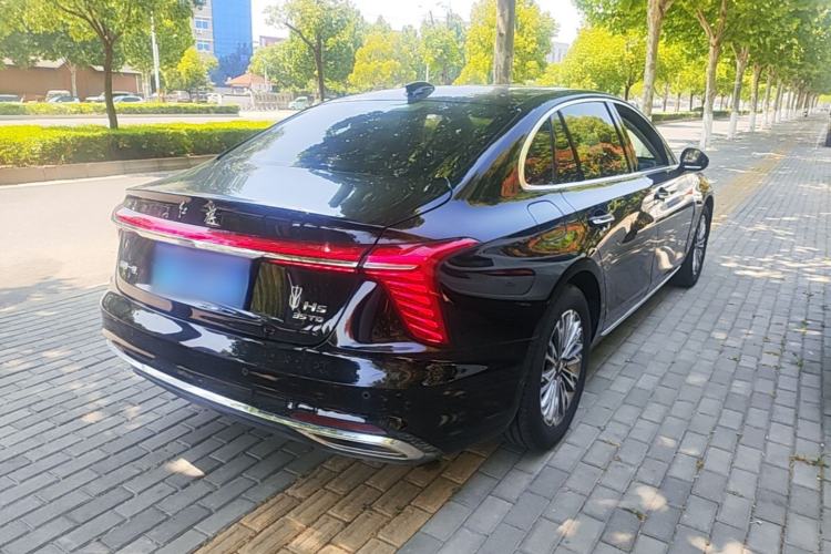 Used Hongqi H5 2024 1.5T DCT Smart Connect Flagship Edition Rear Right 45 Deg