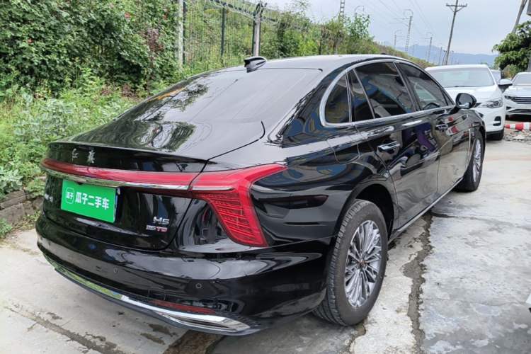 Used Hongqi H5 2024 1.5T DCT Smart Connect Flagship Edition Rear Right 45 Deg