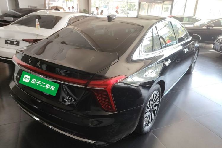 Used Hongqi H5 2024 2.0T Automatic Smart Connect Flagship Edition Rear Right 45 Deg