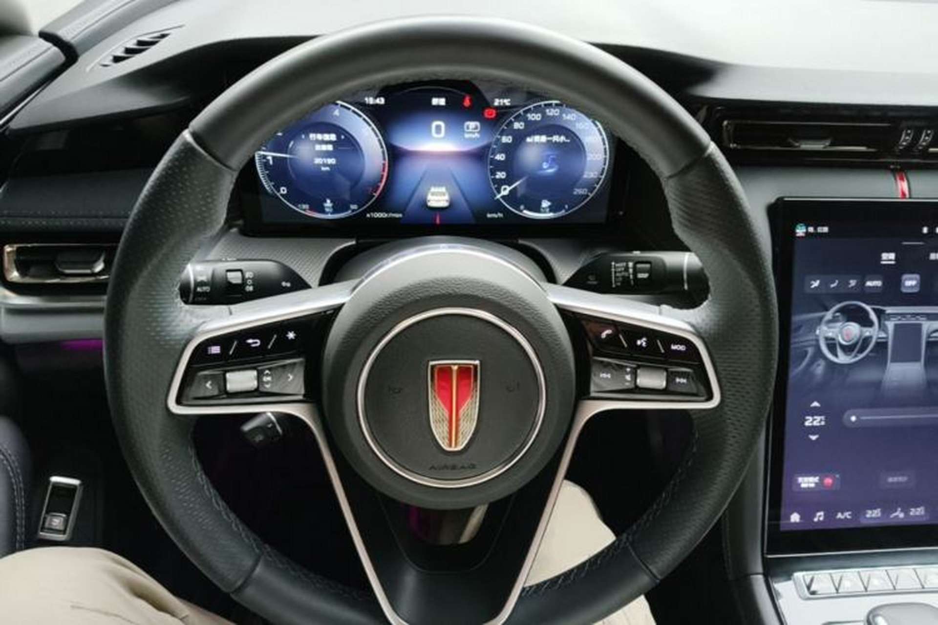 Used Hongqi H5 2024 2.0T Automatic Smart Connect Flagship Edition Steering Wheel