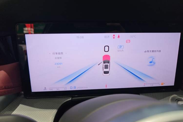 Used Hongqi H5 2024 2.0T Automatic Smart Connect Flagship Edition Instrument Cluster