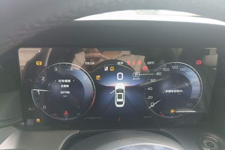 Used Hongqi H5 2024 2.0T Automatic Smart Connect Flagship Edition Instrument Cluster
