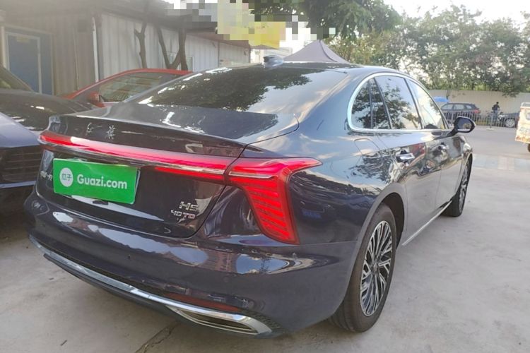 Used Hongqi H5 2024 2.0T Automatic Smart Connect Flagship Edition Rear Right 45 Deg