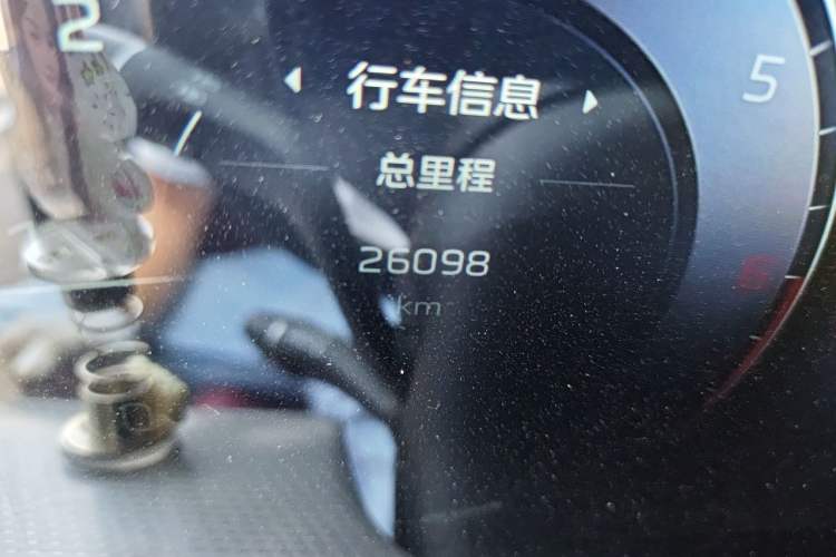 Used Hongqi H5 2024 2.0T Automatic Smart Connect Flagship Edition Odometer Close Up