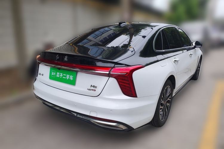 Used Hongqi H5 2024 2.0T Automatic Smart Connect Flagship Edition Rear Right 45 Deg