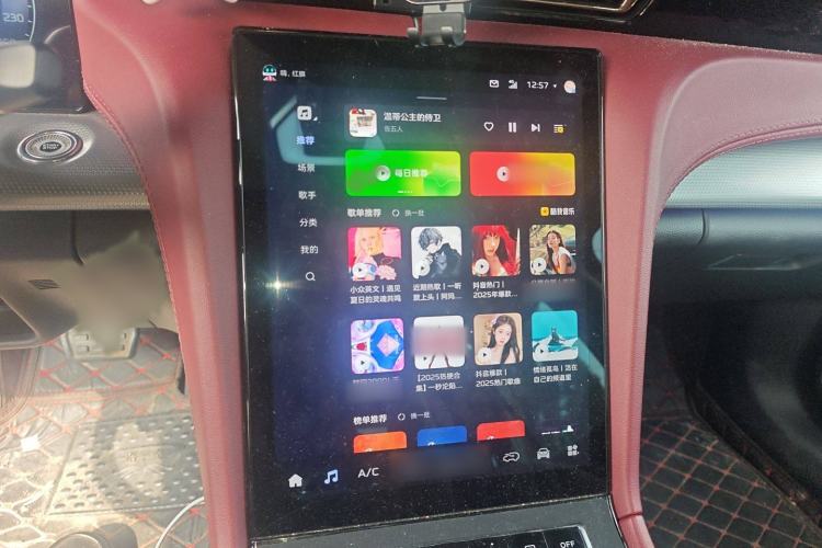 Used Hongqi H5 2024 2.0T Automatic Smart Connect Flagship Edition Audio And AC Panel