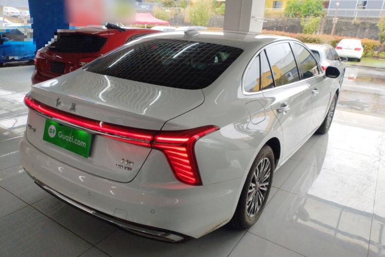 Used Hongqi H5 2024 2.0T Automatic Smart Connect Flagship Edition Rear Right 45 Deg
