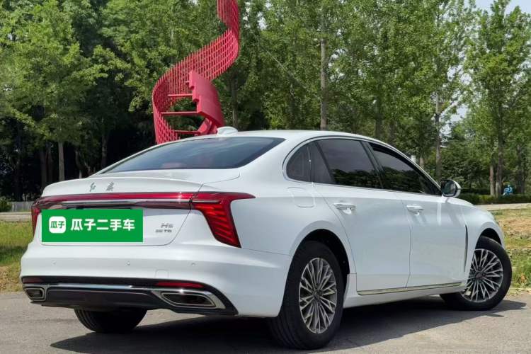 Used Hongqi H5 2024 1.5T DCT Smart Connect Flagship Edition Rear Right 45 Deg