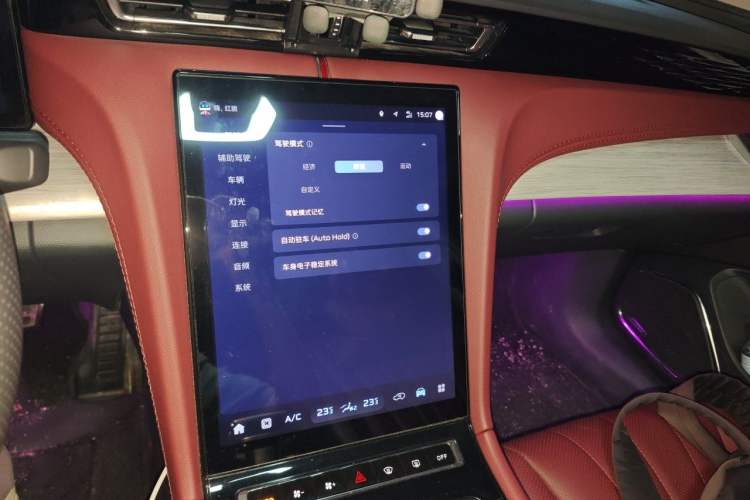 Used Hongqi H5 2025 2.0T Automatic Flag Edition – 500 000 Units Commemorative Version Audio And AC Panel