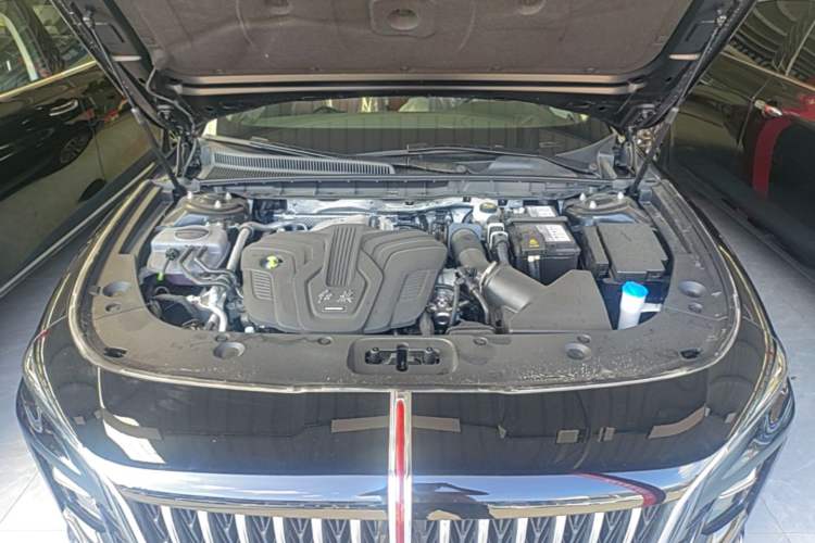 Used Hongqi H5 2025 2.0T Automatic Flag Edition – 500 000 Units Commemorative Version Engine Bay