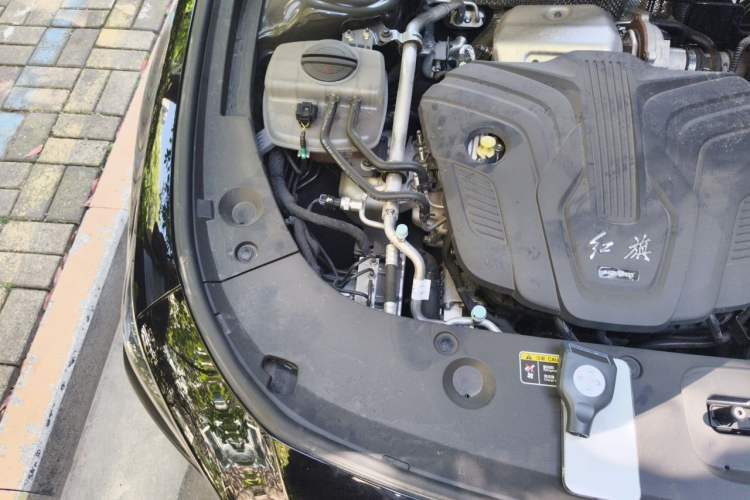 Used Hongqi H5 2025 2.0T Automatic Flag Edition – 500 000 Units Commemorative Version Engine Bay Right