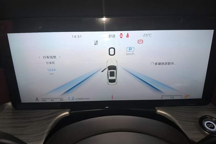 Used Hongqi H5 2025 2.0T Automatic Flag Edition – 500 000 Units Commemorative Version Instrument Cluster
