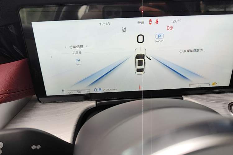 Used Hongqi H5 2025 2.0T Automatic Flag Edition – 500 000 Units Commemorative Version Instrument Cluster