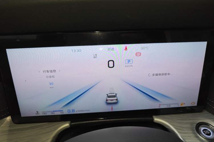 Used Hongqi H5 2025 2.0T Automatic Flag Edition – 500 000 Units Commemorative Version Instrument Cluster
