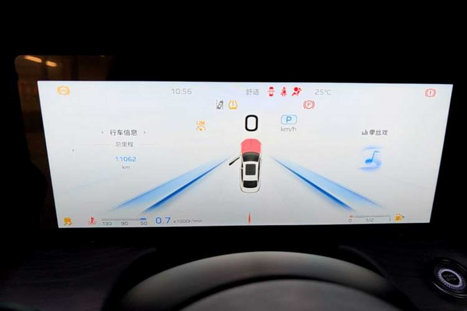 Used Hongqi H5 2025 2.0T Automatic Flag Edition – 500 000 Units Commemorative Version Instrument Cluster