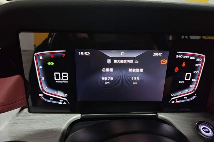 Used Hongqi H5 2025 1.5T DCT Qiyun 500 000th Unit Commemorative Edition Instrument Cluster