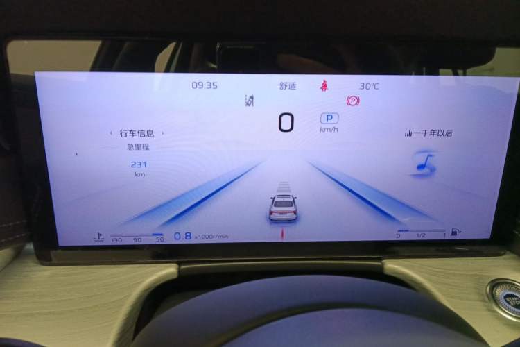 Used Hongqi H5 2025 2.0T Automatic Flag Edition – 500 000 Units Commemorative Version Instrument Cluster