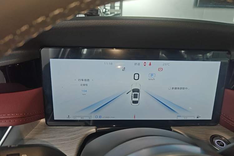 Used Hongqi H5 2025 2.0T Automatic Flag Edition – 500 000 Units Commemorative Version Instrument Cluster