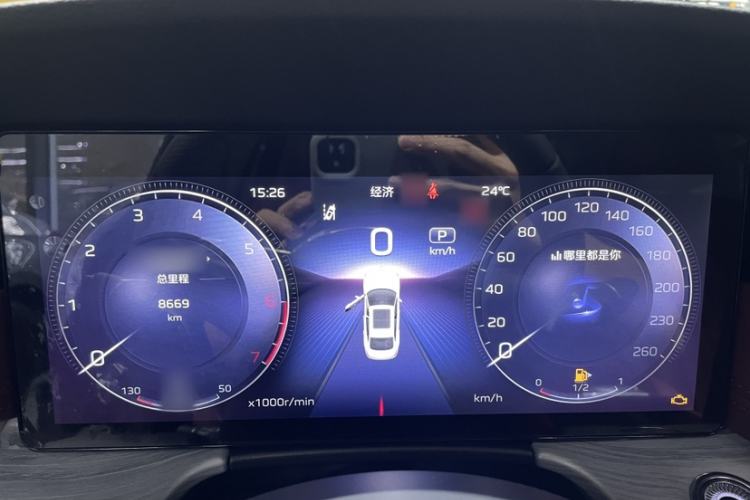 Used Hongqi H5 2025 2.0T Automatic Flag Edition – 500 000 Units Commemorative Version Instrument Cluster