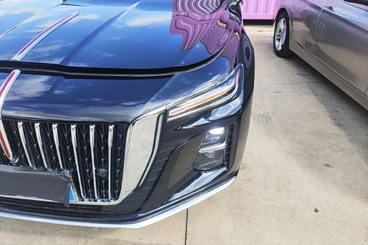 Used Hongqi H5 2025 2.0T Automatic Flag Edition – 500 000 Units Commemorative Version Left Front Headlight