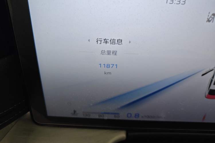 Used Hongqi H5 2025 2.0T Automatic Flag Edition – 500 000 Units Commemorative Version Odometer Close Up