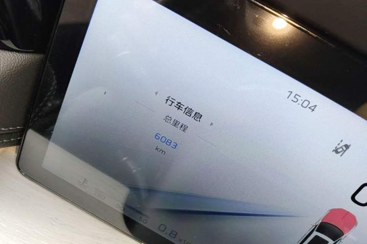 Used Hongqi H5 2025 2.0T Automatic Flag Edition – 500 000 Units Commemorative Version Odometer Close Up