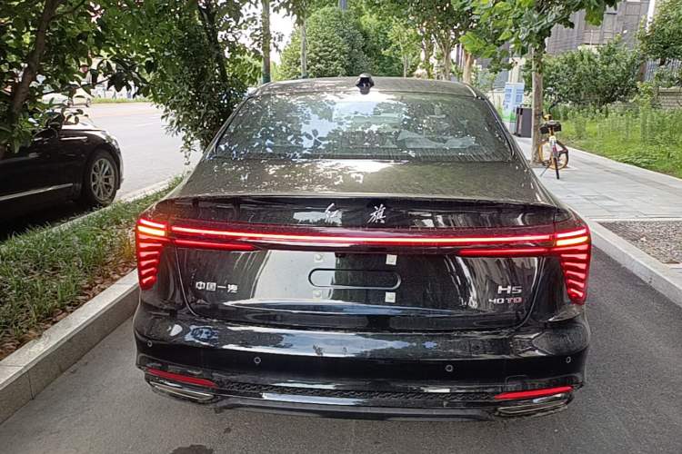 Used Hongqi H5 2025 Model 2.0T Automatic Xuan Ying 2 Million Units Commemorative Edition Rear