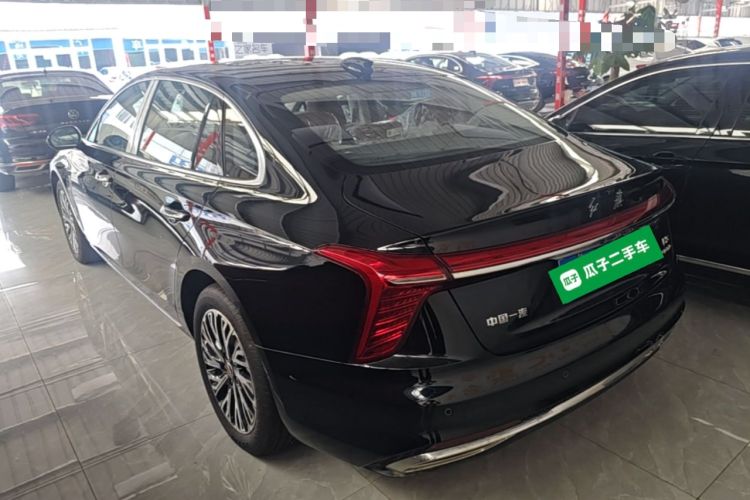 Used Hongqi H5 2025 2.0T Automatic Flag Edition – 500 000 Units Commemorative Version Rear Left 45 Deg