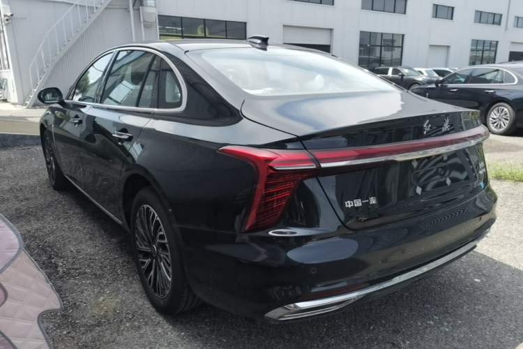 Used Hongqi H5 2025 2.0T Automatic Flag Edition – 500 000 Units Commemorative Version Rear Left 45 Deg