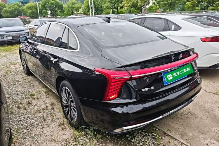 Used Hongqi H5 2025 2.0T Automatic Flag Edition – 500 000 Units Commemorative Version Rear Left 45 Deg