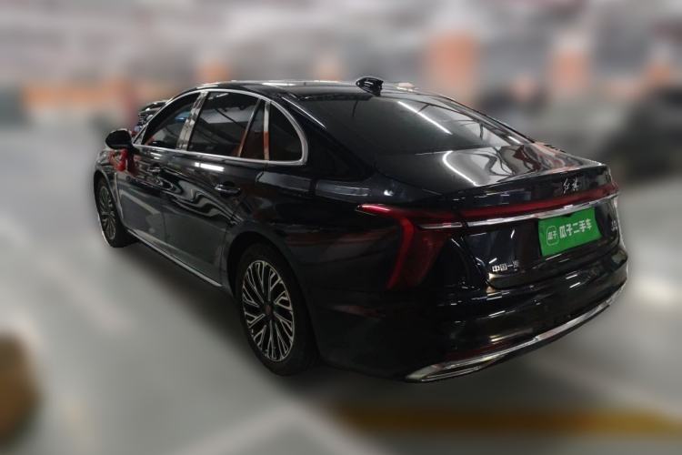 Used Hongqi H5 2025 2.0T Automatic Flag Edition – 500 000 Units Commemorative Version Rear Left 45 Deg