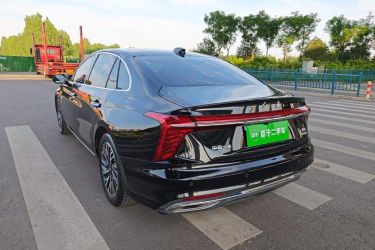 Used Hongqi H5 2025 2.0T Automatic Flag Edition – 500 000 Units Commemorative Version Rear Left 45 Deg