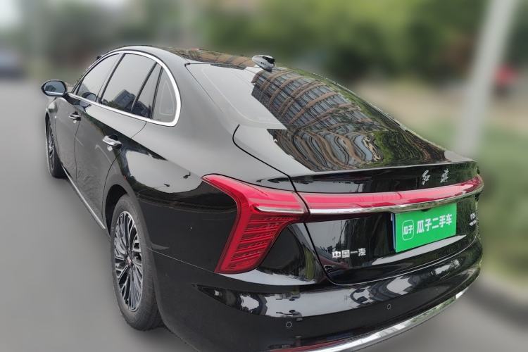 Used Hongqi H5 2025 2.0T Automatic Flag Edition – 500 000 Units Commemorative Version Rear Left 45 Deg