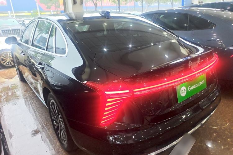 Used Hongqi H5 2025 2.0T Automatic Flag Edition – 500 000 Units Commemorative Version Rear Left 45 Deg