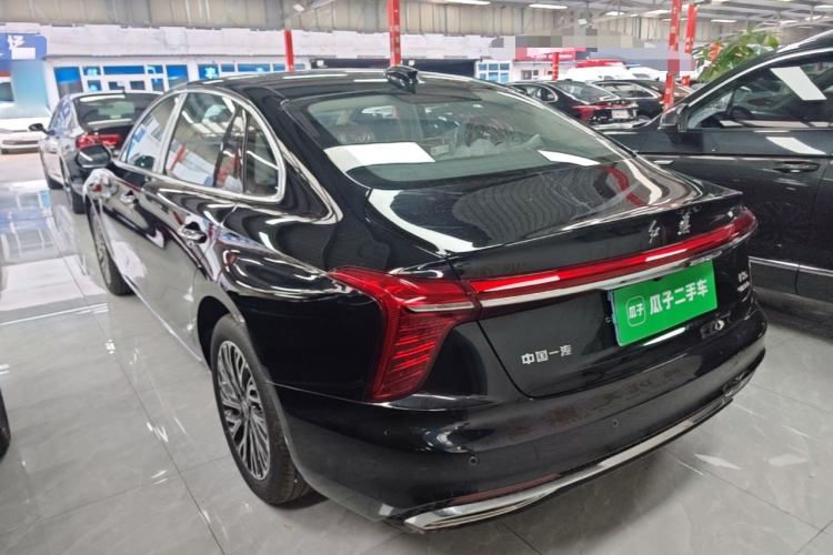 Used Hongqi H5 2025 2.0T Automatic Flag Edition – 500 000 Units Commemorative Version Rear Left 45 Deg