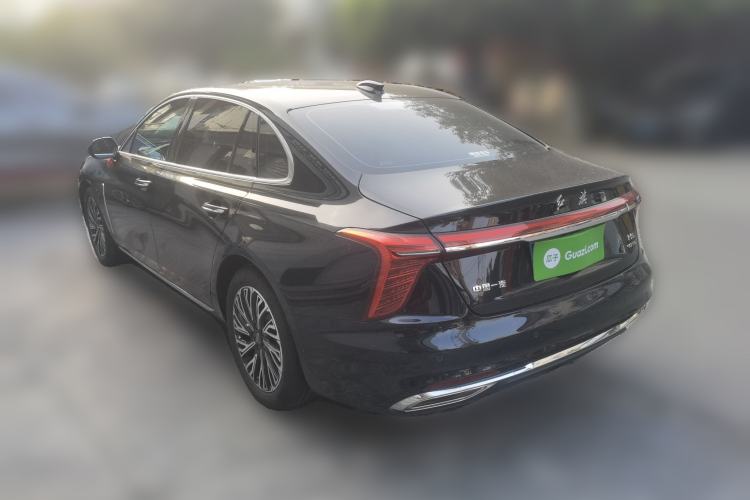 Used Hongqi H5 2025 2.0T Automatic Flag Edition – 500 000 Units Commemorative Version Rear Left 45 Deg