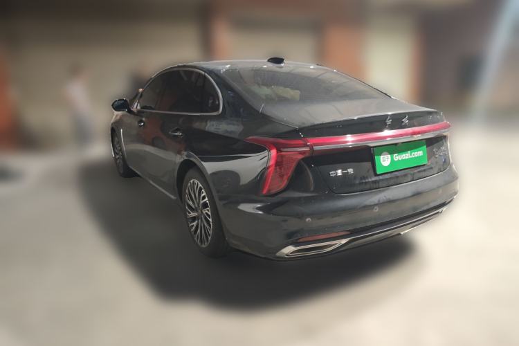 Used Hongqi H5 2025 2.0T Automatic Flag Edition – 500 000 Units Commemorative Version Rear Left 45 Deg