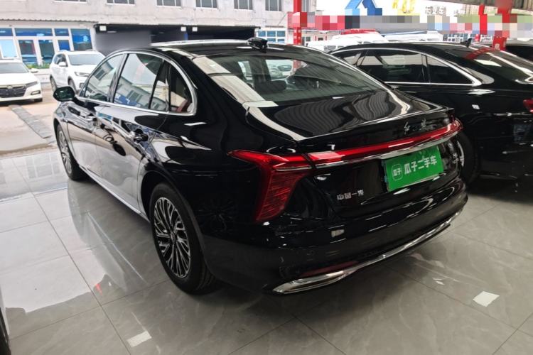 Used Hongqi H5 2025 2.0T Automatic Flag Edition – 500 000 Units Commemorative Version Rear Left 45 Deg
