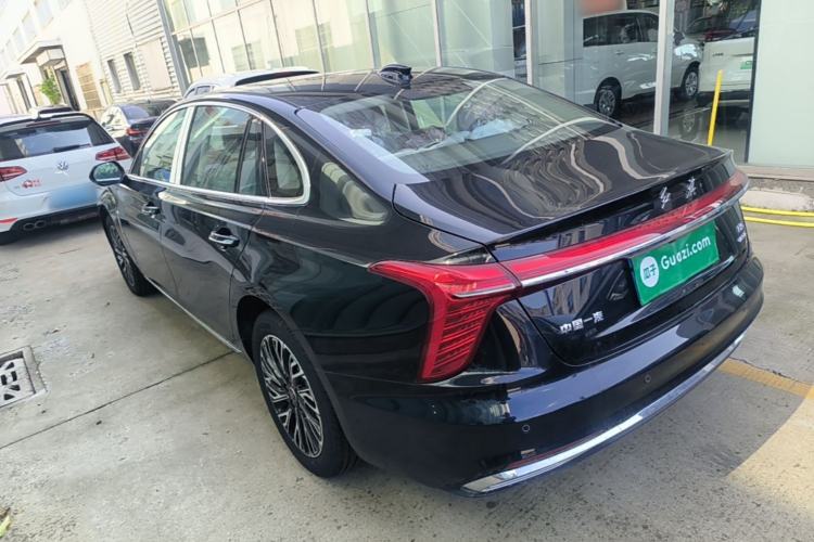 Used Hongqi H5 2025 2.0T Automatic Flag Edition – 500 000 Units Commemorative Version Rear Left 45 Deg